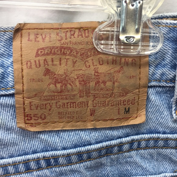 Levi’s 550 vintage high waist mom jeans ladies sz 14m - Picture 7 of 7
